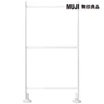 【MUJI 無印良品】SUS追加用側片25CM/亮面淺灰/迷你(大型家具配送)