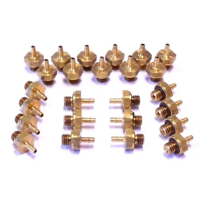 25pc MEM-CO B1-O Male Pipe NPT Mini Barb Tube Fittings
