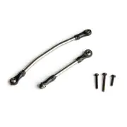 2PCS UDIRC UCX2405 UCX2405 PRO 1/24 RC Car Upgraded Parts Metal Servo Steering Linkage Tie RoadUCX24-P069A Vehicles Mo