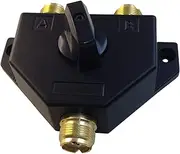 Anteenna TW-102 2 Position Coaxial Switch for 144/440MHz HAM or CB Radio UHF Female Connector Plated Golden