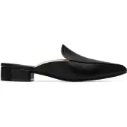 Cole Haan Womens Piper Leather Pointed Toe Slip-On Mules Shoes BHFO 3483