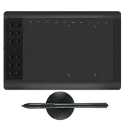 Graphic Drawing Tablet for Beginners, Small, Battery-free Pen, 12 Shortkey NEW