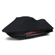 Jet Ski Waterproof Cover, 210D Cover, Marine Grade UV Protection, for , , , Waverunner SilverBlack