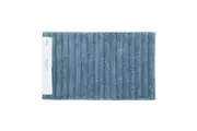 Algodon Polyester Lawson Plush Bath Runner Non-Slip Soft Mat Denim 50x100cm