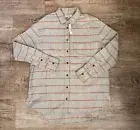 Madewell XS Flannel Sunday Shirt in Keene Plaid Beige Shacket