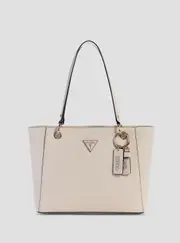 GUESS Women's White Noelle Small Tote Bag