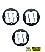 3 REPL CUB CADET MTD DECK SPINDLE REPAIR RINGS W/BOLTS 918-04125B 918-04126A RZT