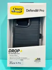 Otterbox Defender Pro Rugged Case for iPhone 14 Pro with Clip Holster Black