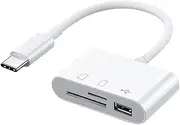 Type C Memory Card Reader USB Type C Memory Adapters Male Connectors Conversion Adapters Cable Data