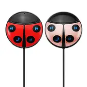Car Beetle Shape Wireless bluetooth FM Transmitter Speaker phone bluetooth Car Kit Car Auto Transmit 28 RED