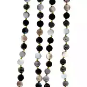 Cody Foster Black Gray Cream Beaded Garland