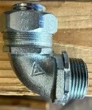 Appleton ST-90100 - Liquid Tight 1" 90° Insulated Throat Connector - NSMP