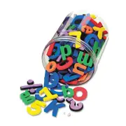 WonderFoam PAC4357 1.5", 1" Foam Alphabet Letters - Assorted Colors (105/PK) New
