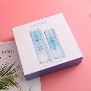 韓國 LANEIGE 蘭芝 水酷肌因水乳套組 基礎保養5件超值禮盒 水酷肌因保濕醒肌露 水酷肌因保濕導入液 香氛水凝膜