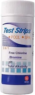 3 in 1 Test Paper Chlorine Immersion Hot Tub PH Test Pool Strips Test Test Swimming Water Paper Strips