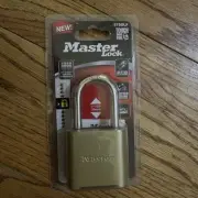 MASTER LOCK 875DLF - 4 Number Resettable Combination Padlock - NEW SEALED
