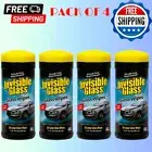 Invisible Glass 90166-4PK 28-Count Lint-Free and Ammonia-Free Large Glass Cleani