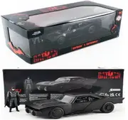 Batmobile with Batman Metal Figure Toy 1:24 Scale Hollywood Ride Race Car Play