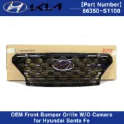 86350S1100 OEM Bumper Radiator Grille w/o Camera for Hyundai Santa Fe 19-20 (for: Hyundai)