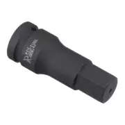 27mm Impact Hex Bit Socket Adapter 3/4" Drive 95mm Length CR-MO Steel Metric
