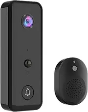 Video Doorbell Camera 2-Way Audio Wireless Video Doorbell PIR Motion Detection for Home Office