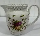 Royal Albert Old Country Roses 6.5" Pitcher Reticulated Rim Porcelain