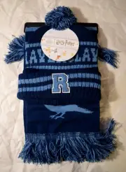 Harry Potter Team RAVENCLAW - Knit Hat and Scarf - BRAND NEW - SHIPS FREE!