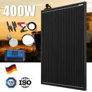 400W Solar Panel Kit 12V Mono Fixed Home Caravan Camping Power Battery Charging