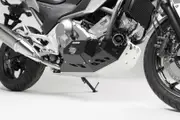 SW-Motech Engine guard - Black/Silver. Honda NC700 / NC750 with DCT., black-silver One Size Black Silver