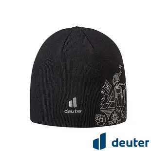 【德國deuter】羊毛帽 (A6AH2302N 黑/保暖/舒適)