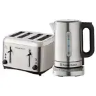 Russell Hobbs Addison Toaster & Kettle Set - Brushed Stainless Steel New AU