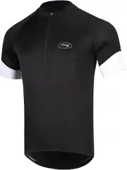 Men'S Cycling Jersey Short Sleeves Biking Shirts Bike Shirt with Pockets, Breath