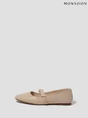 Monsoon Cream Betty Ballet Flats (F84856) | $104