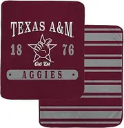 Pegasus Sports NCAA Texas A&M Aggies Varsity Plaque 2 Sided Blanket