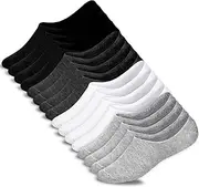 [Bremorou] 8 Pairs Ankle Socks For Women No Show Socks Womens Non Slip Socks Bulk Liner Socks Low Cut Invisible Liner Ankle Socks Cut Ankle Short Anti-Slid Athletic Running Novelty Casual Invisible Liner Socks