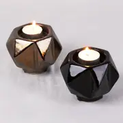 Geometric Tea Light Holder Set of two