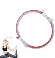 Women's Pilates Ring - Lightweight Fitness Ring, Resistance Pilates Hoop | Yoga Ring of Double Grip Exercise Equipment, Flexible Pilates Circle, Non-Slip, Pilates for Tightening Thighs and Waf