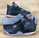 Nike Air Jordan 4 Retro Bred Reimagined FQ8213-006 GS Size 7Y Women's Size 8.5