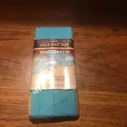 Weights Polyester Wide Bias Tape. 4 Yards Turquoise. 202