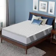 Spring Solution 2-inch Convoluted Egg Shell Bed Topper with Breathable Foam |...