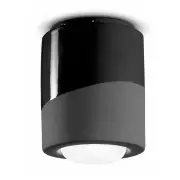 Pi Ceiling Lamp D12.5, Carbon Black