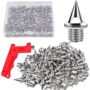 120 Pcs 1/4 Inch Track Spikes Replacements for Running Hiking Jumping Shoes