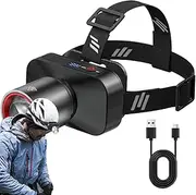 Head Lights for Forehead - Head Flashlight - Zoomable Beam 90 Degree Angle Adjustable Powerful Waterproof Headlight for Fishing Hunting Hiking