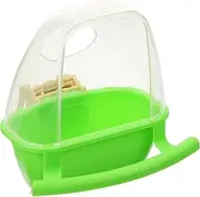 Toddmomy Outdoor Bird Food Cup Parrot Feeder Small Bird Food Container Plastic Feeder Water-Resistant