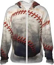 [LHBWCVN] UPF 50+ Light Jacket Full Zip Sun Protection Hoodie for Women Men Long Sleeve Baseball Sun Shirts