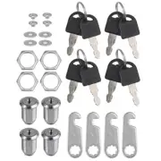 Lock Your Filing Cabinet Locker or Cupboard with this Cam Lock 2 Keys Provided!