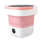 7.5L Mini Portable Bucket Washer Foldable Washing Machine With Soft Spin Dry And