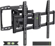 Full Motion TV Wall Mount for 42-85" TVs, Swivel & Tilt, VESA 600x400