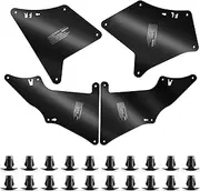 Jiankun Splash Guard Fender Liners Shield, Compatible with 2003-2009 Toyota 4Runner, 2007-2014 FJ Cruiser, 2003-2019 Land Cruiser Prado, Front and Rear (with 20 Clips)