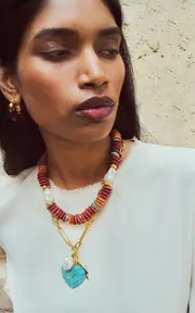 [Lizzie Fortunato] Floria Heart Necklace
